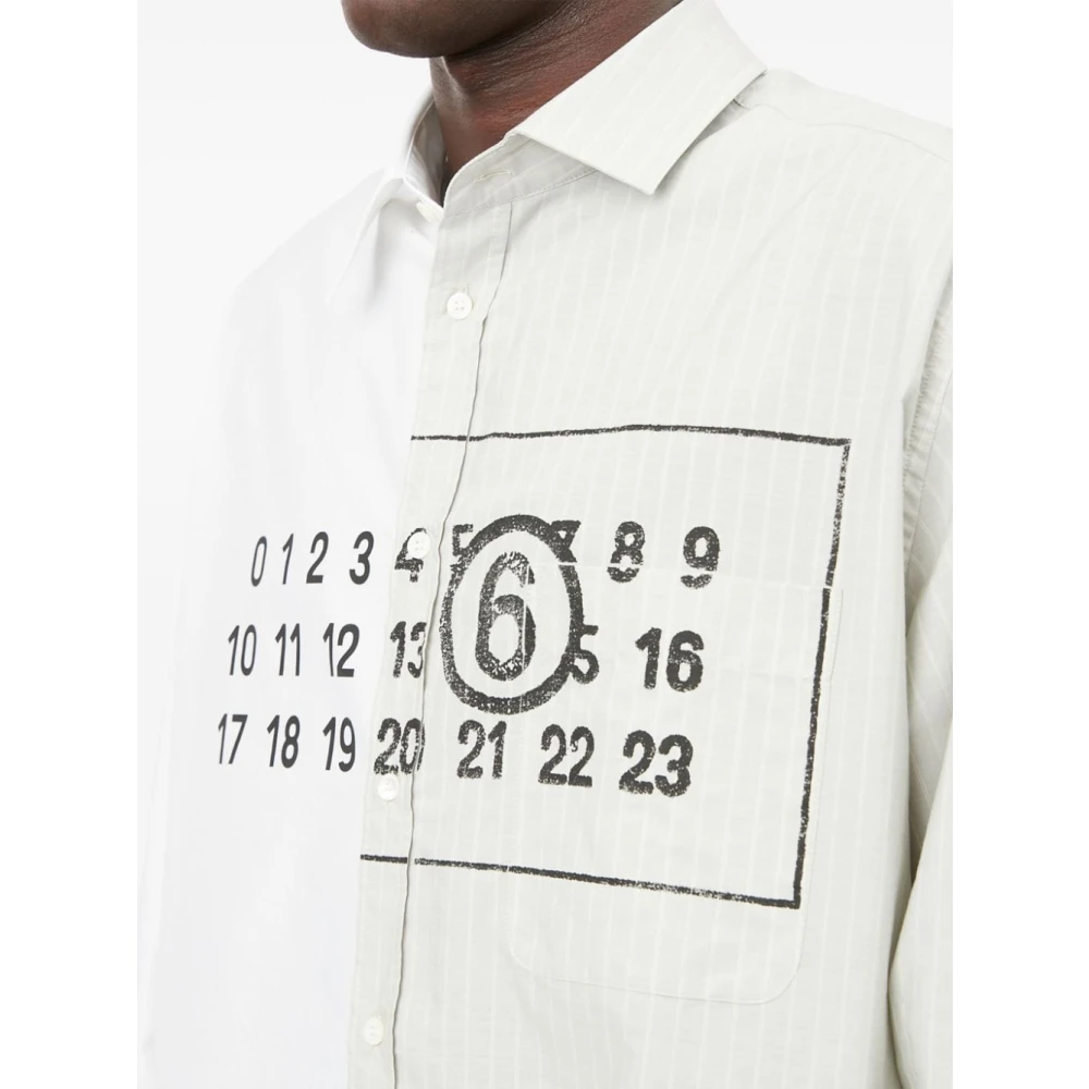 MM6 Maison Margiela Stijlvolle Overhemden Collectie Multicolor Heren