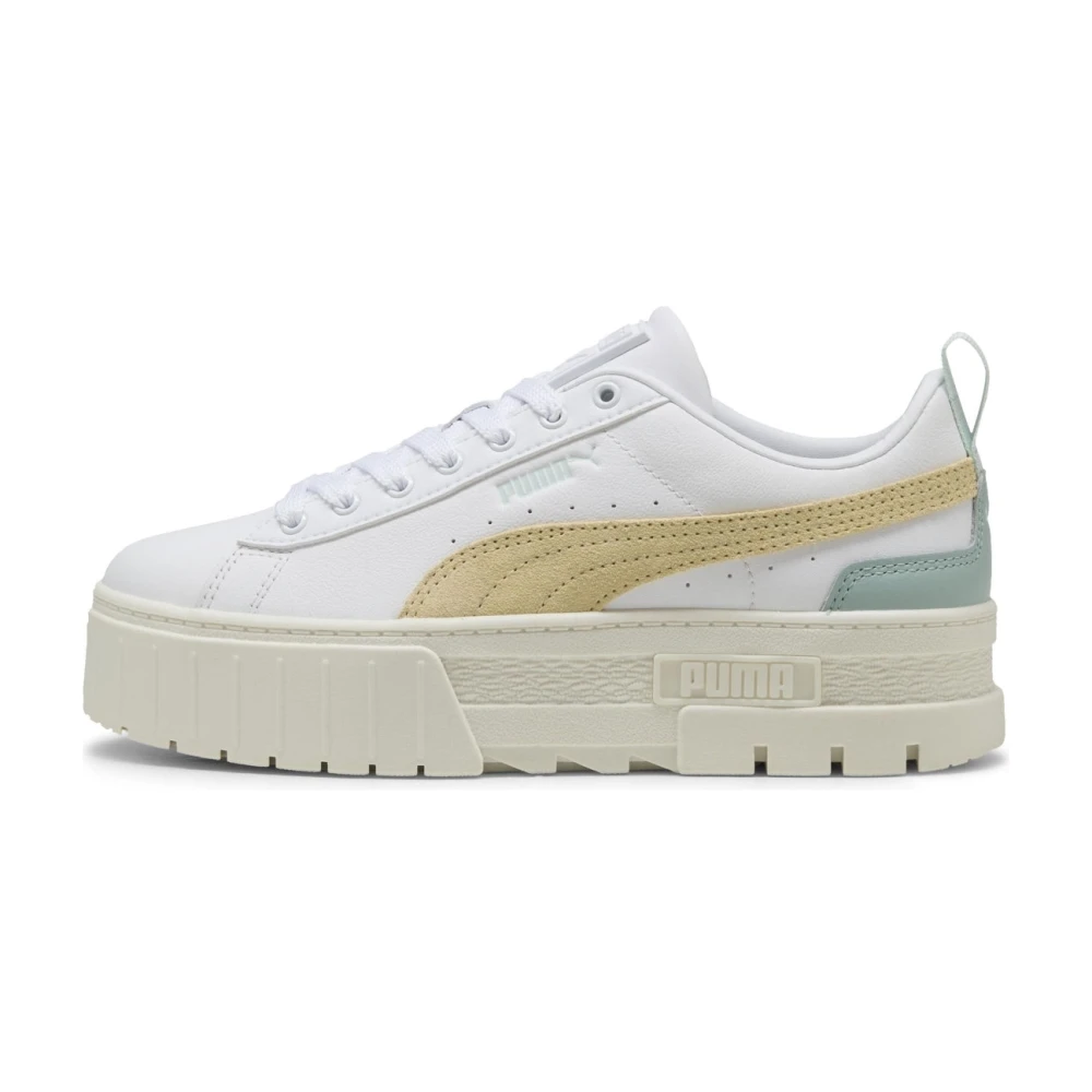 Puma Women's Beige Sneakers,, Sneaker For Size 4