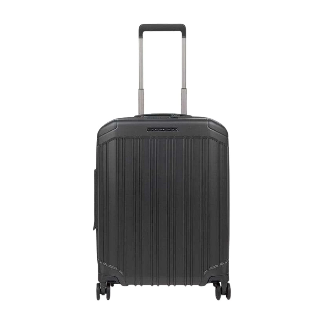 Piquadro Stijlvolle Reistrolley Tas Black Unisex