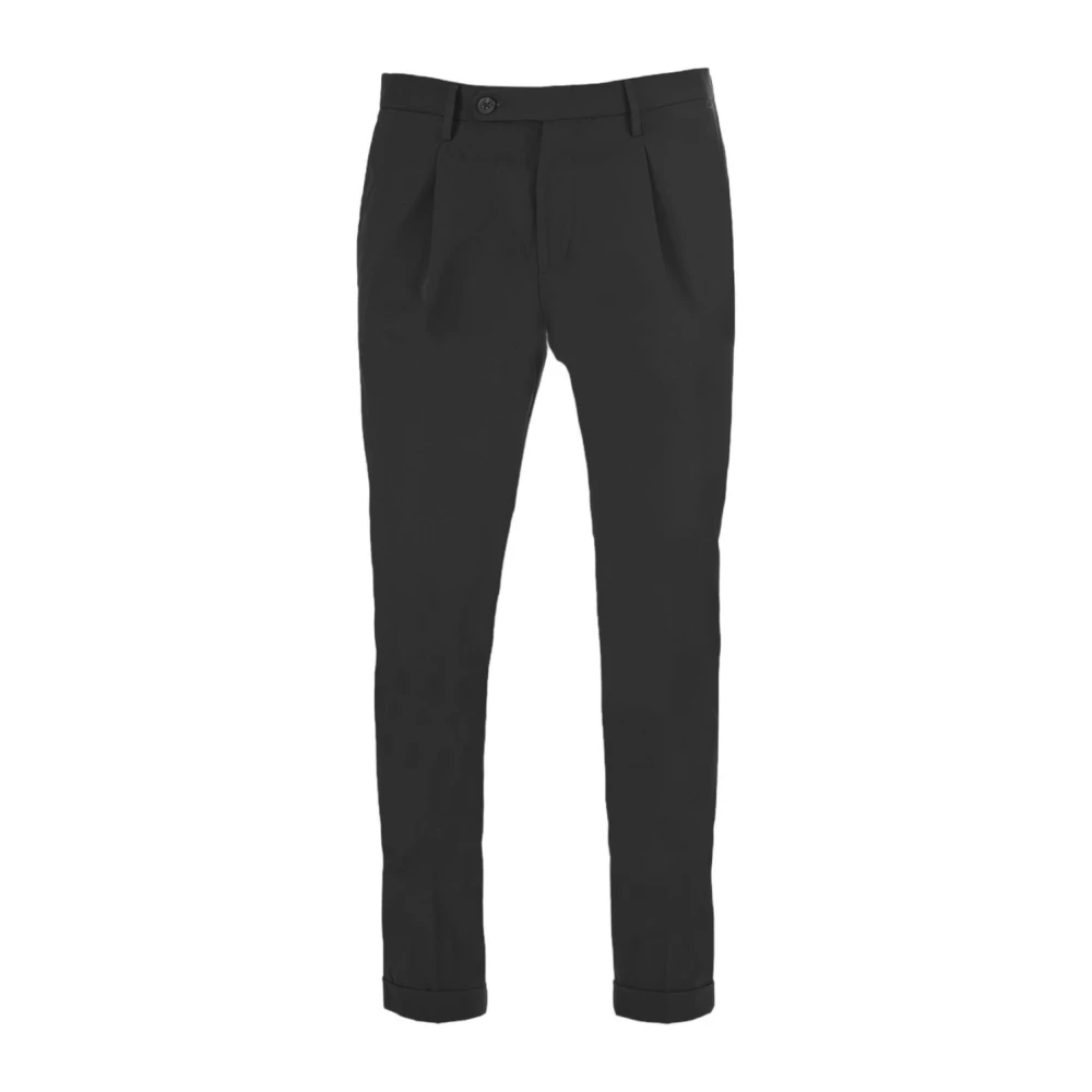 Michael Coal Stijlvolle Herenbroek Black Heren