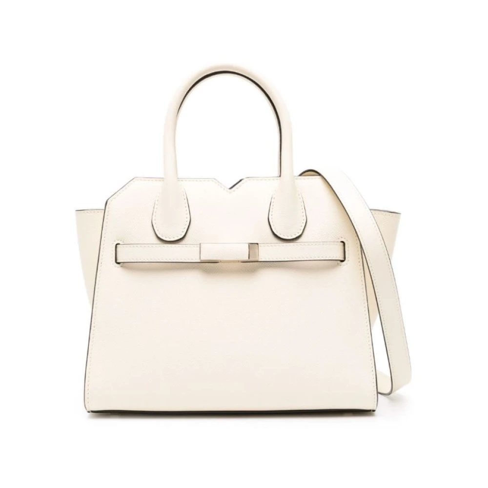Valextra Witte tassen voor een stijlvolle uitstraling Beige Dames