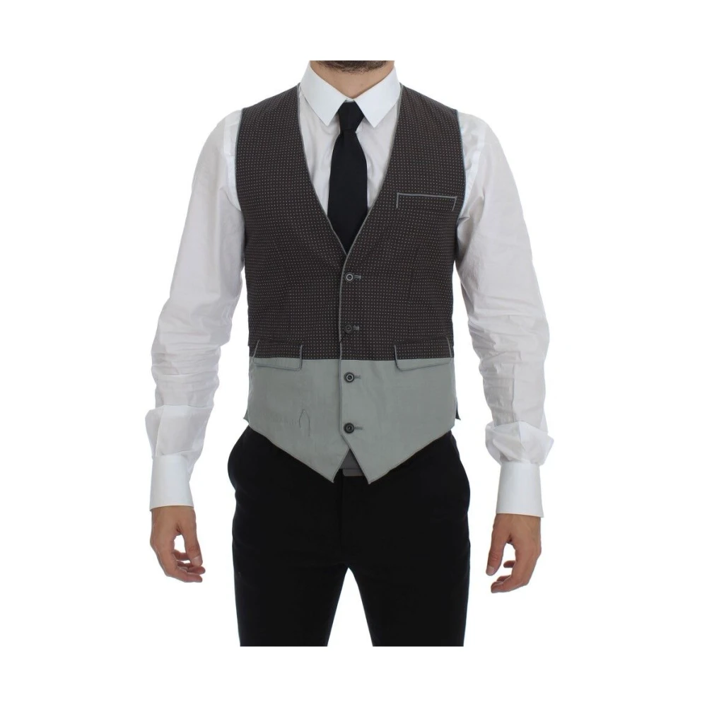 Dolce & Gabbana Multicolor Suit Vests