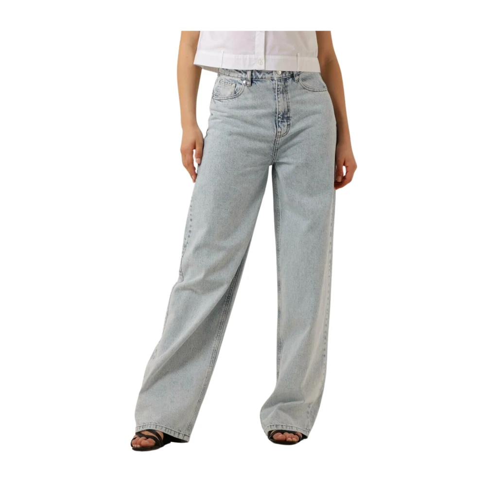 Gestuz Wide Jeans Kailygz Hw Blue Dames