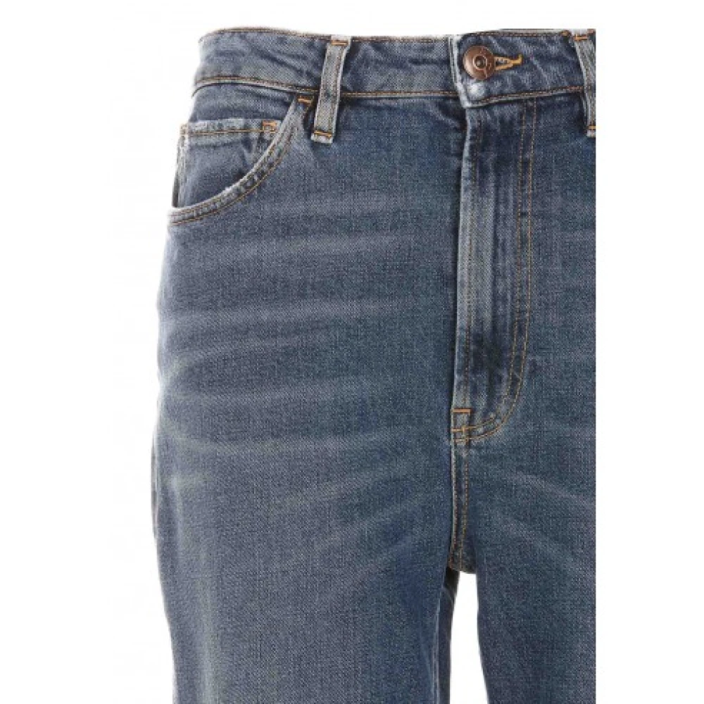 3X1 Hoge Taille Wijde Jeans voor Vrouwen Blue Dames