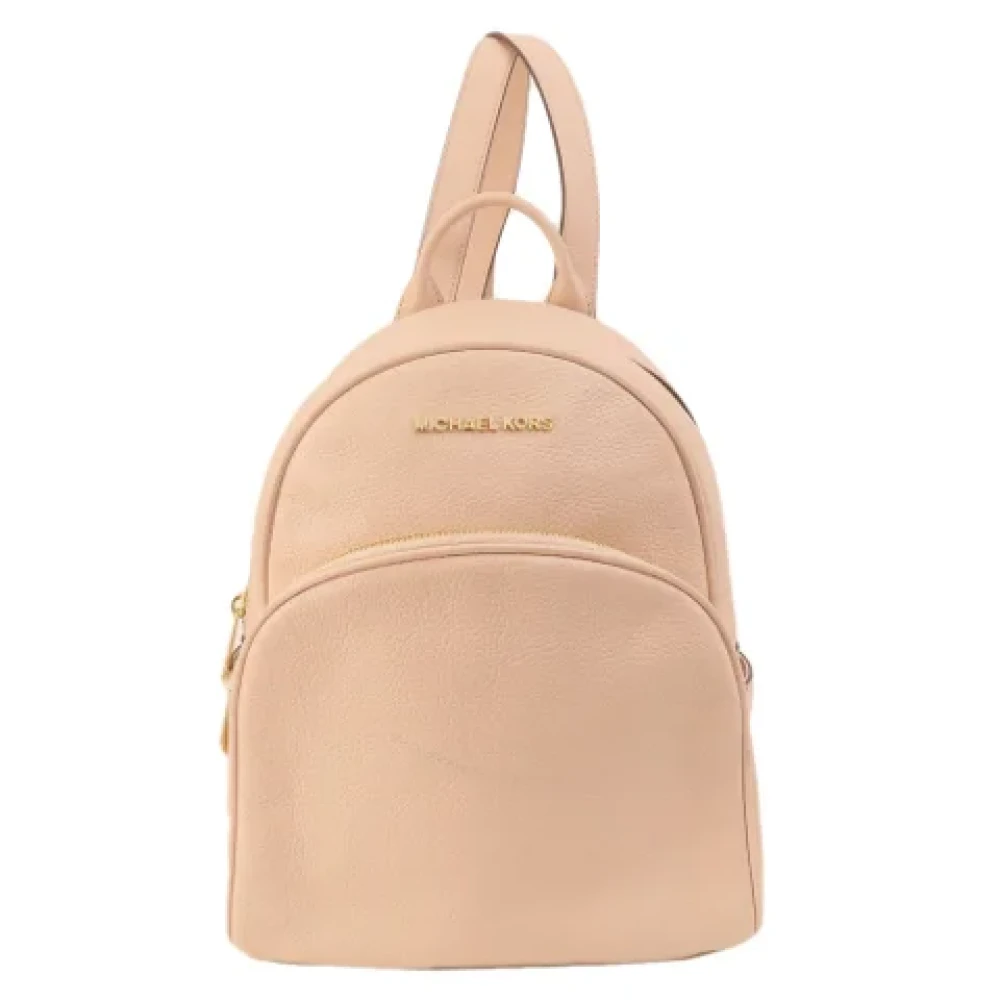 Michael Kors Pre-owned Leather backpacks Pink Dames