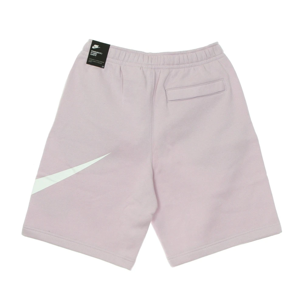 Nike Fleece Shorts met Swoosh Logo Pink Heren