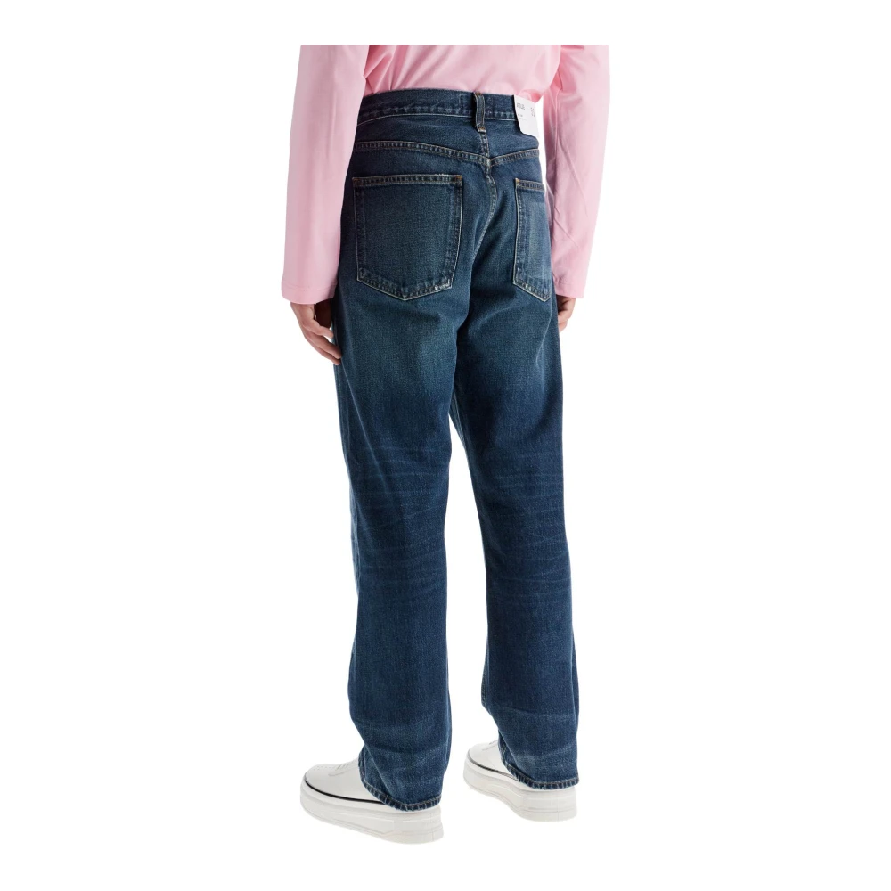 Agolde Vintage Distressed Straight Jeans Blue Heren