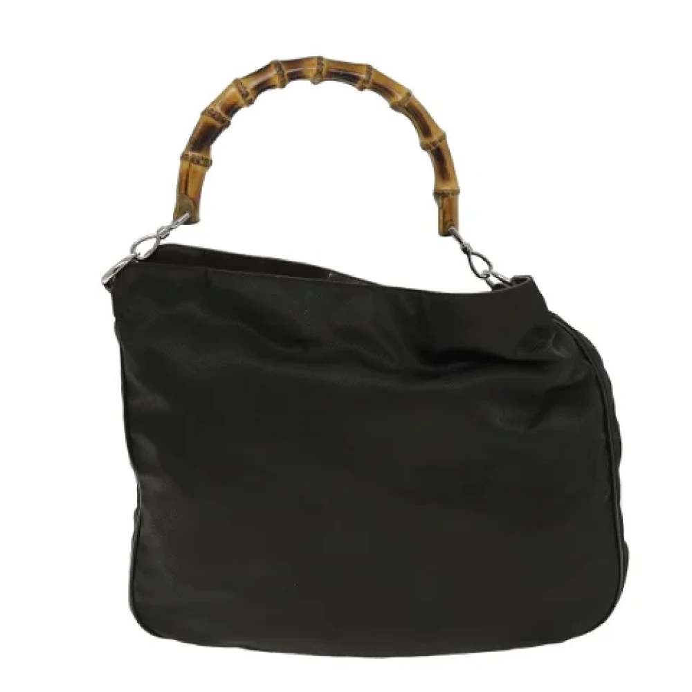 Gucci Vintage Pre-owned Nylon gucci-bags Brown Dames