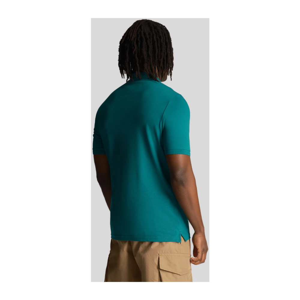 Lyle & Scott Geborduurd Poloshirt Green Heren
