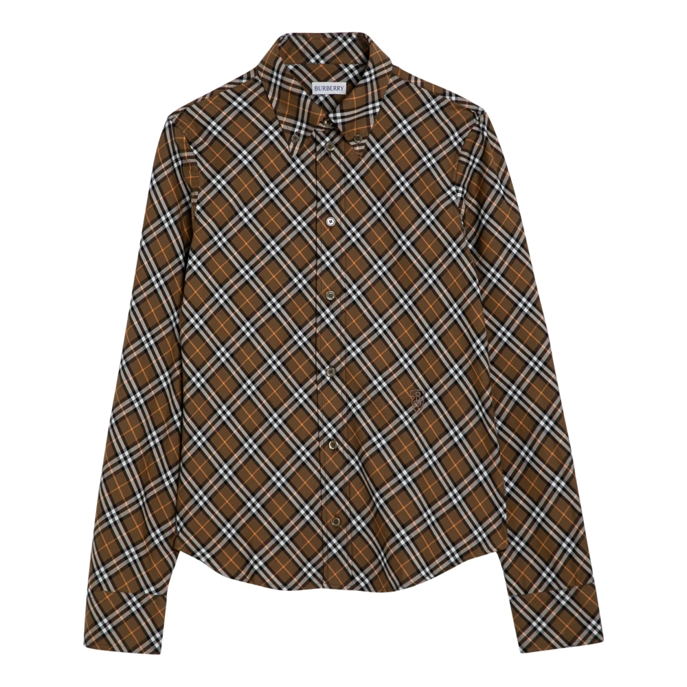 Burberry Lange mouwen overhemd Brown Dames