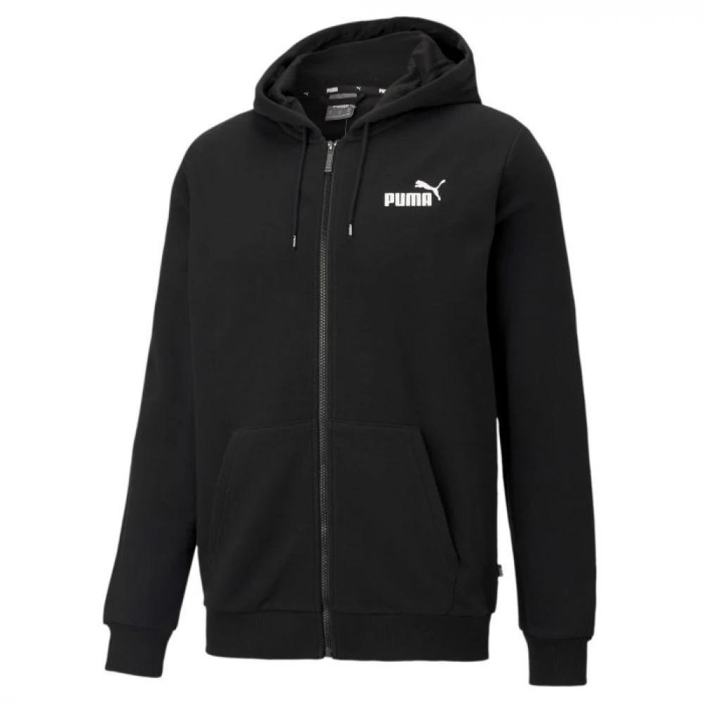 Puma Essential Full-Zip Hoodie Zwart Black Heren