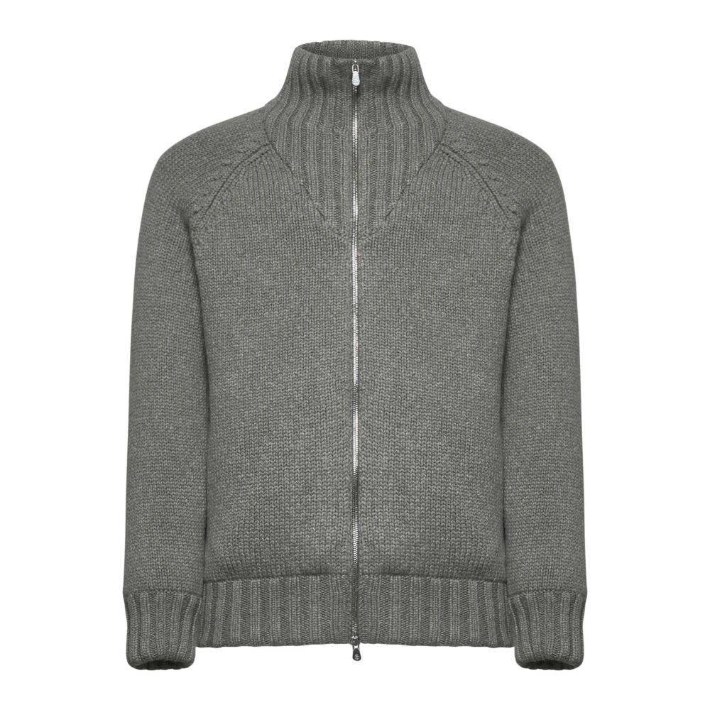BRUNELLO CUCINELLI Groene Cashmere Jas Monopetto Green Heren