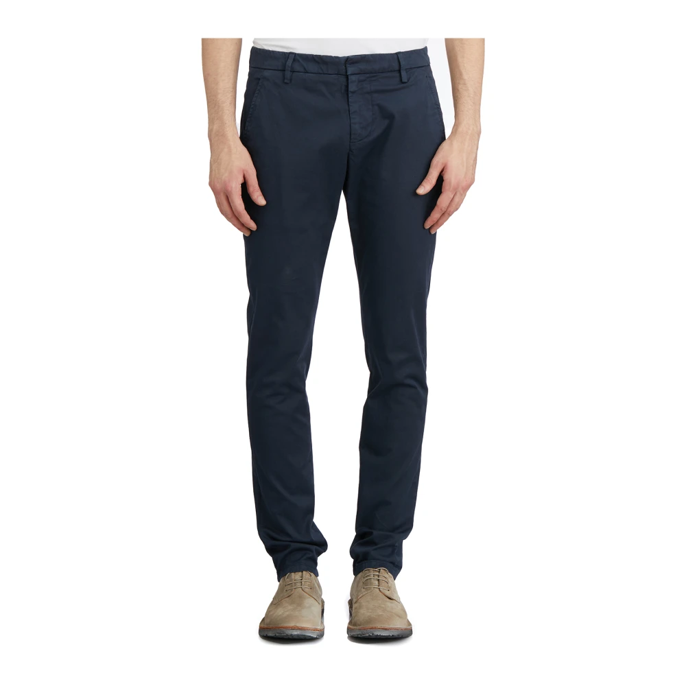 Dondup Katoenen Gaubert Model Broek Blue Heren