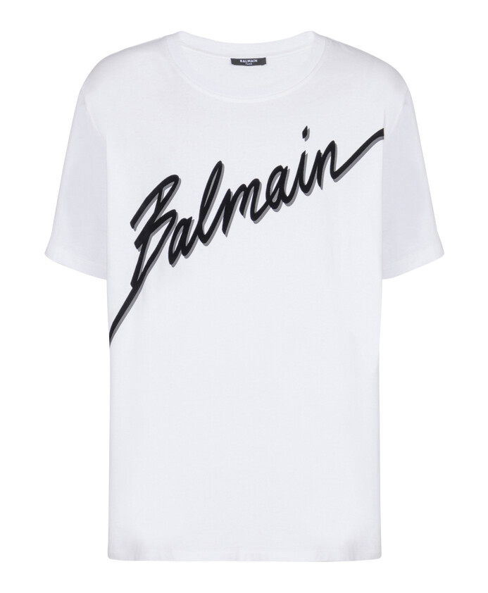 t-shirt-with-flocked-letter-logo
