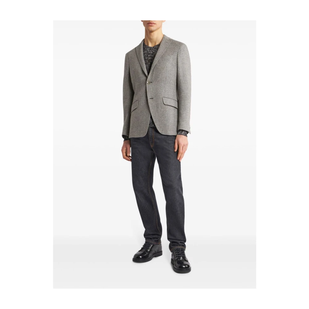 ETRO Zijde Kasjmier Paisley Trui Black Heren