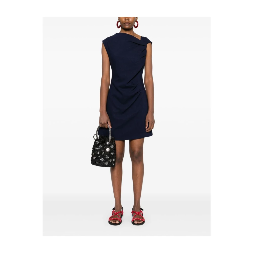 Msgm Blauwe Jurk Dameskleding Blue Dames