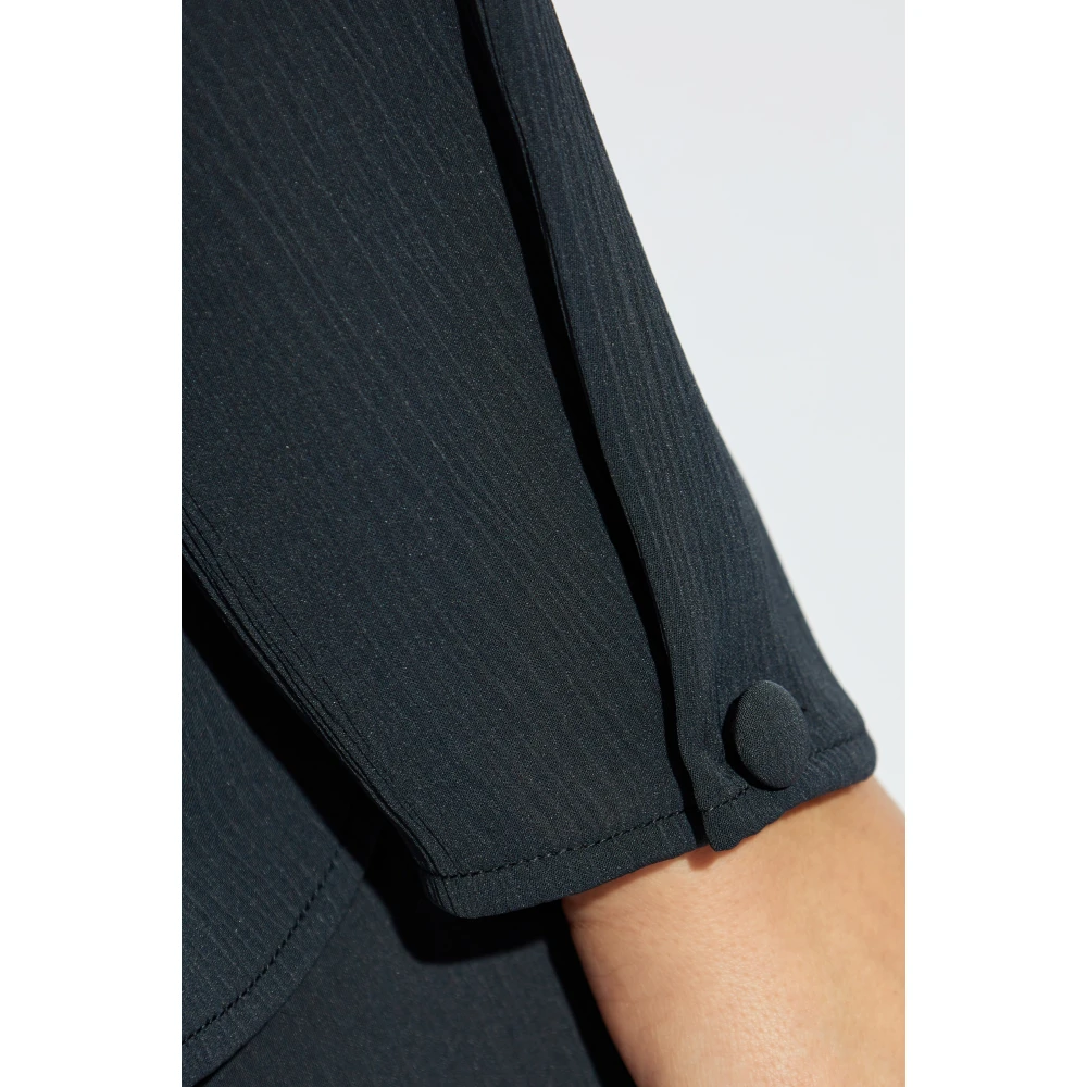 Emporio Armani Overhemd met zijsplitten Gray Dames