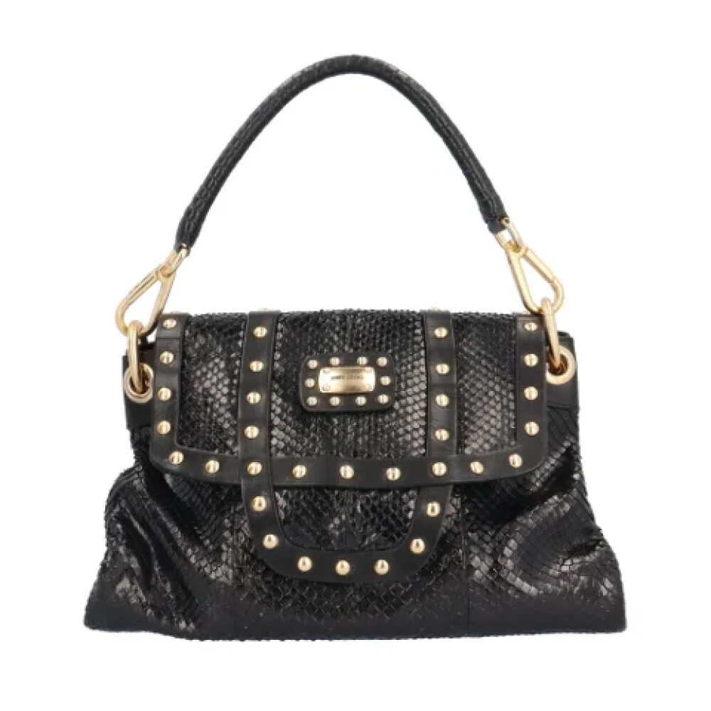 Jimmy Choo Pre-owned Leather handbags Black Dames