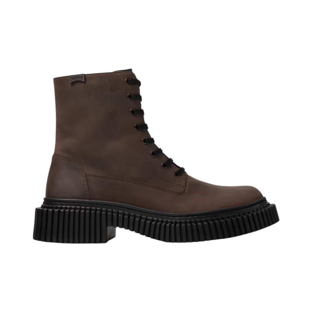 Camper Men's Brown Lace-Up Boots, 11 Uk, Dean Oxford