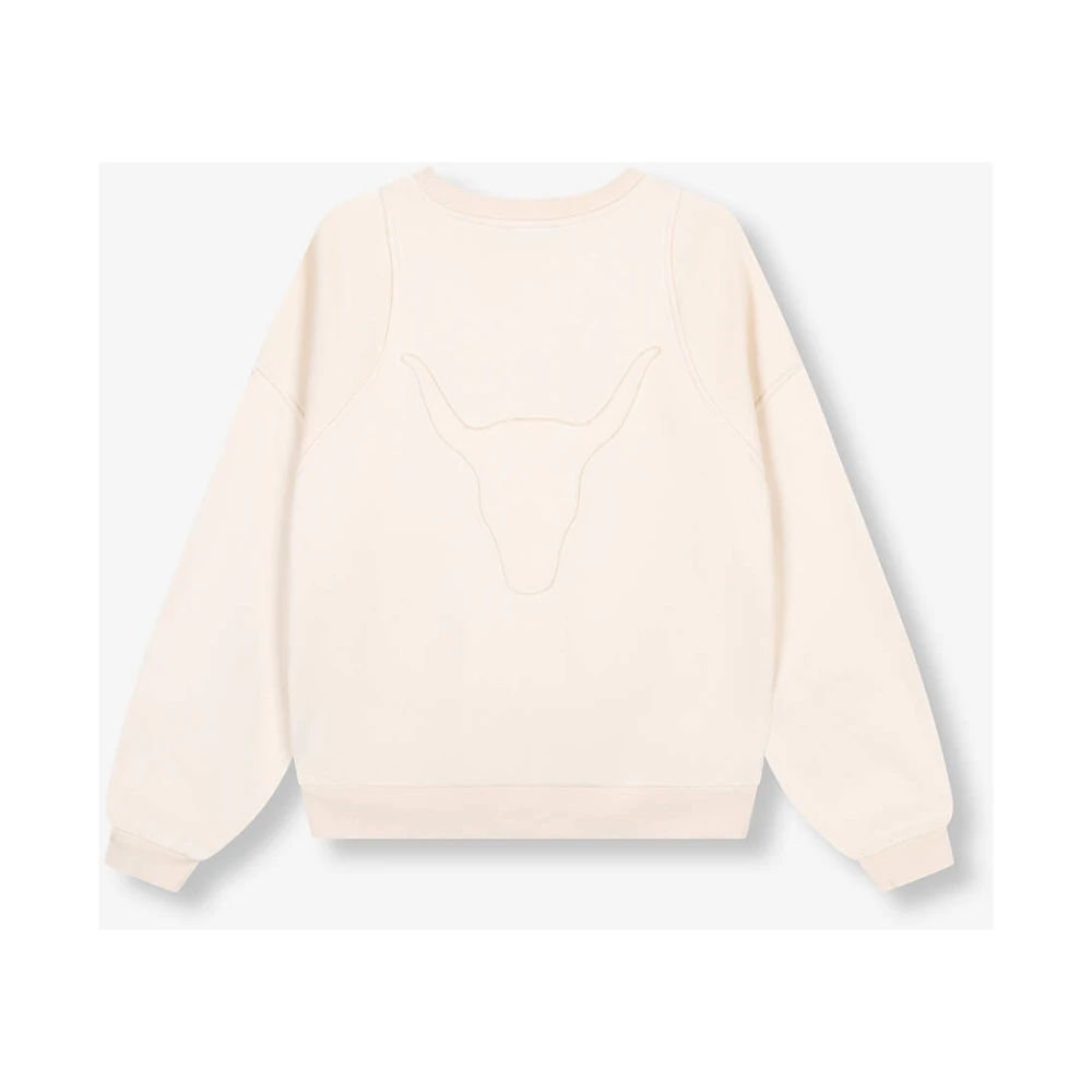 Alix The Label Cut Out Sweater Beige Dames