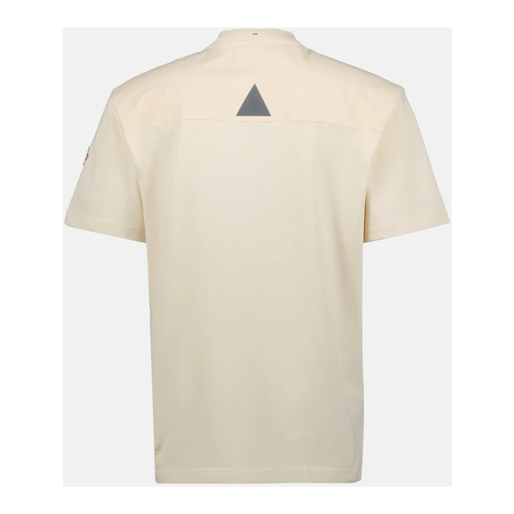Moncler Beige Zak T-shirt Lente-Zomer 2025 Beige Heren