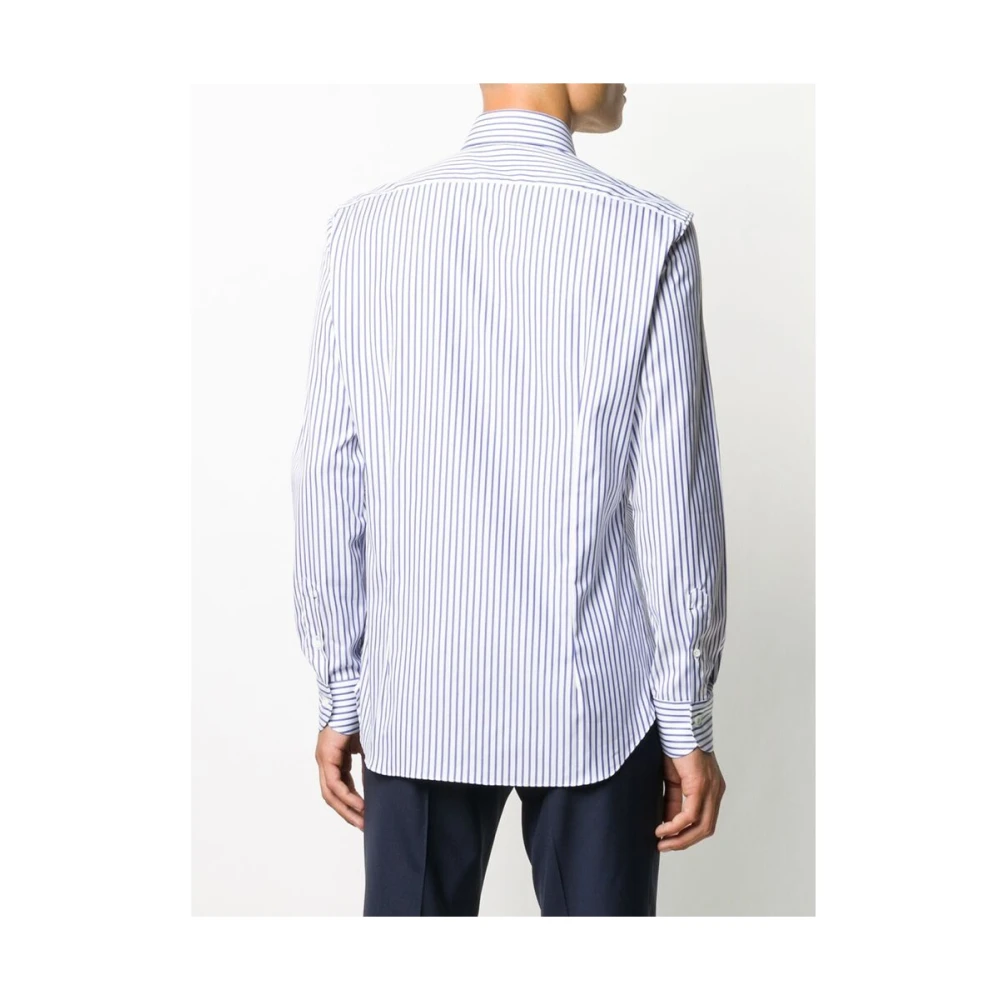 Mazzarelli Casual Shirts Blue Heren