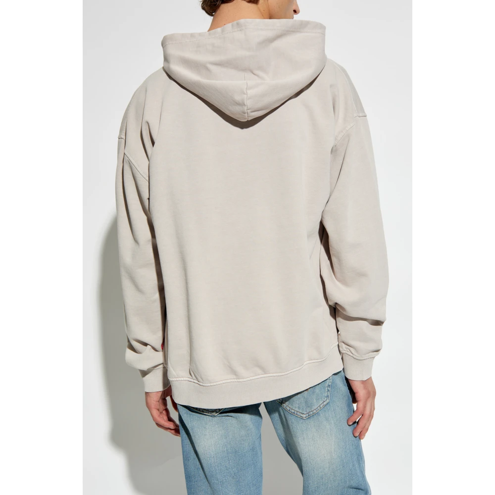 Diesel Hoodie S-Boxt-Hood-Q7 Gray Heren