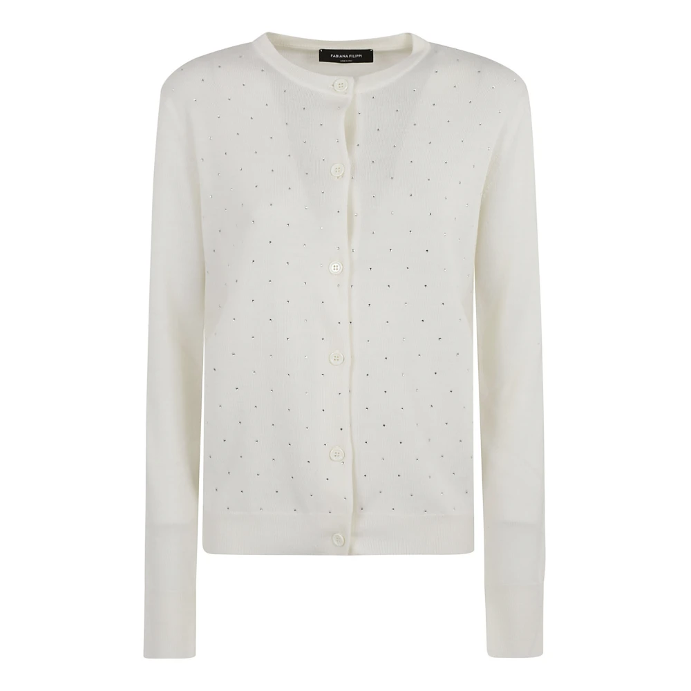 Fabiana Filippi Witte Wollen Trui Dameskleding White Dames