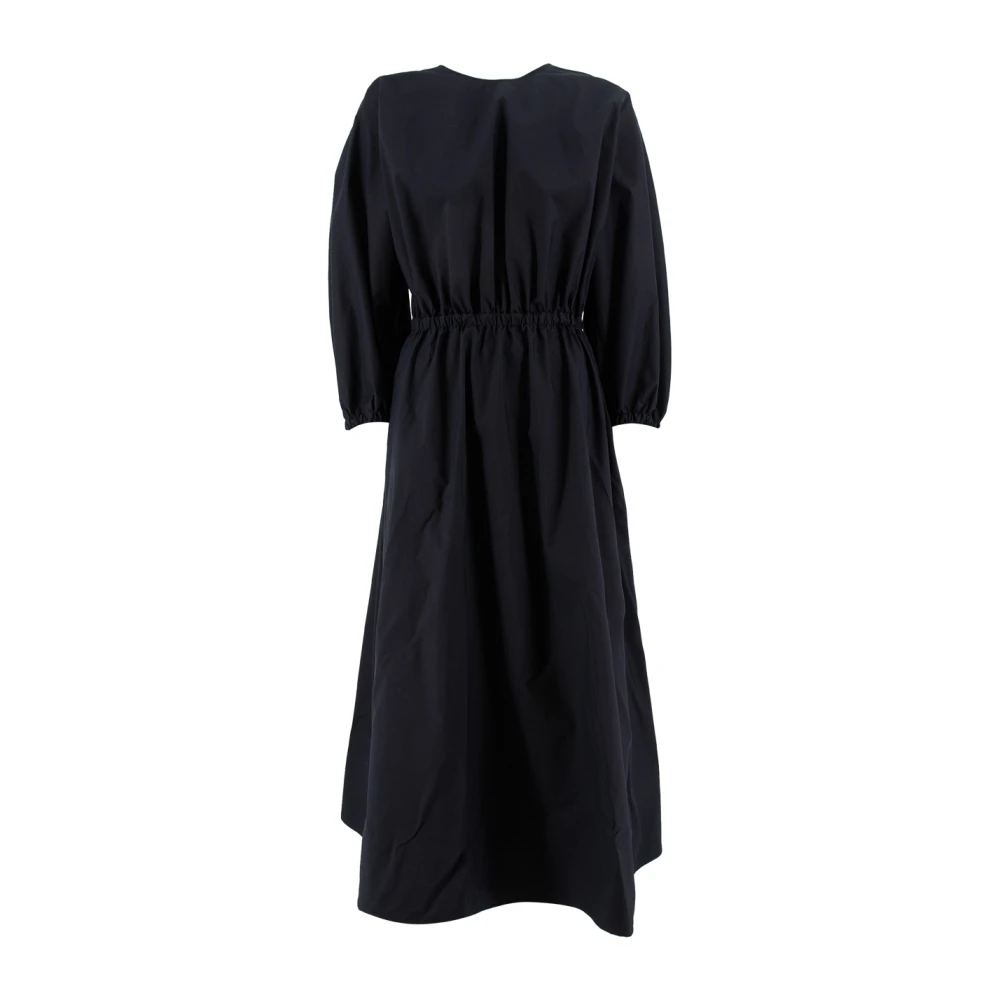 Fabiana Filippi Blue Gathered Waist Midi Dress - Female - Midi Dresses - Xs - Dresses