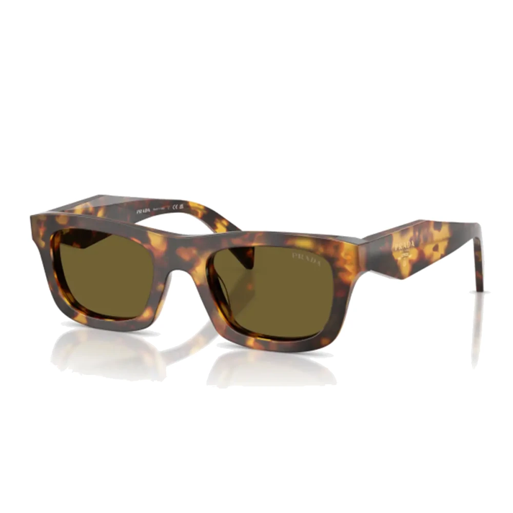Prada Unisex Brown Sunglasses, 50 Mm, Pillow Sunglasses