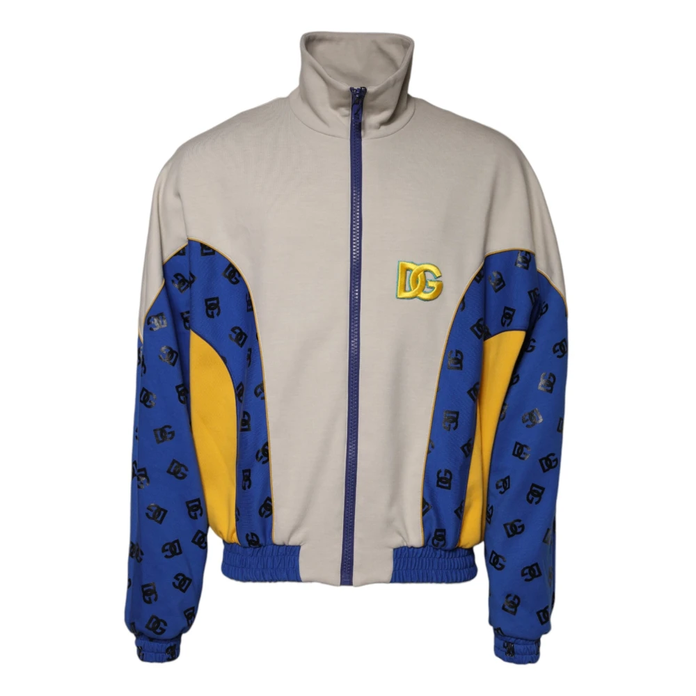 Dolce & Gabbana Men's Multicolor Full Zip Bomber Jacket