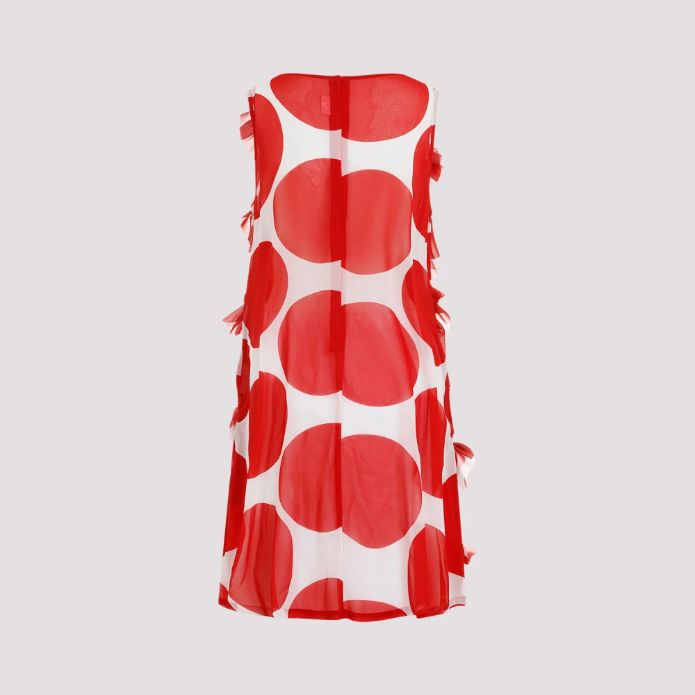 Comme des Garçons Rode Bloemenjurk Red Dames