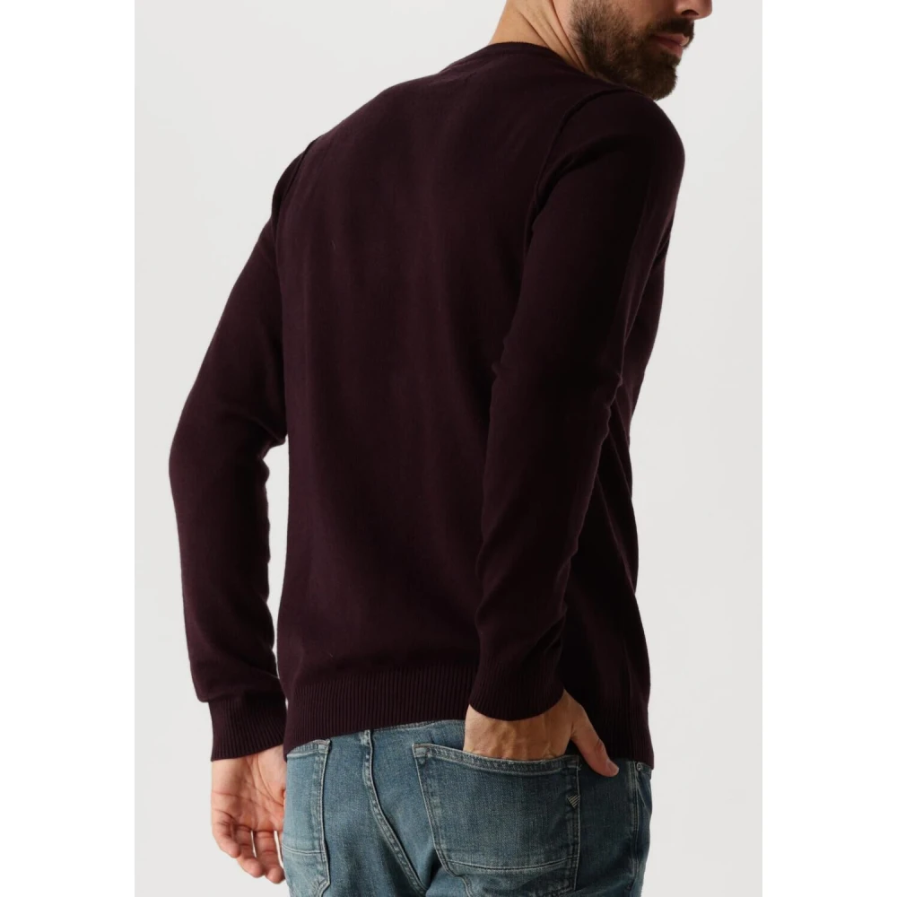 Butcher of Blue Paarse Crew Neck Sweater voor Heren Purple Heren