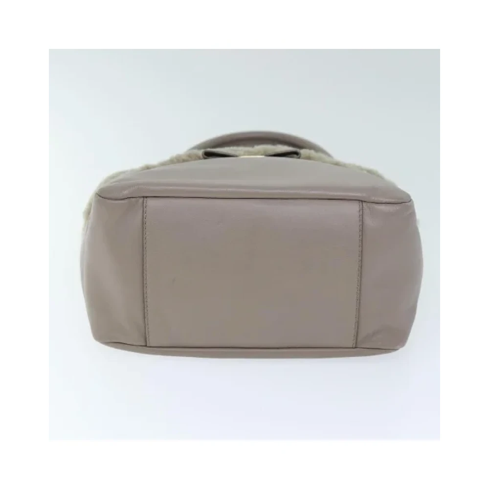 Salvatore Ferragamo Pre-owned Leather handbags Pink Dames