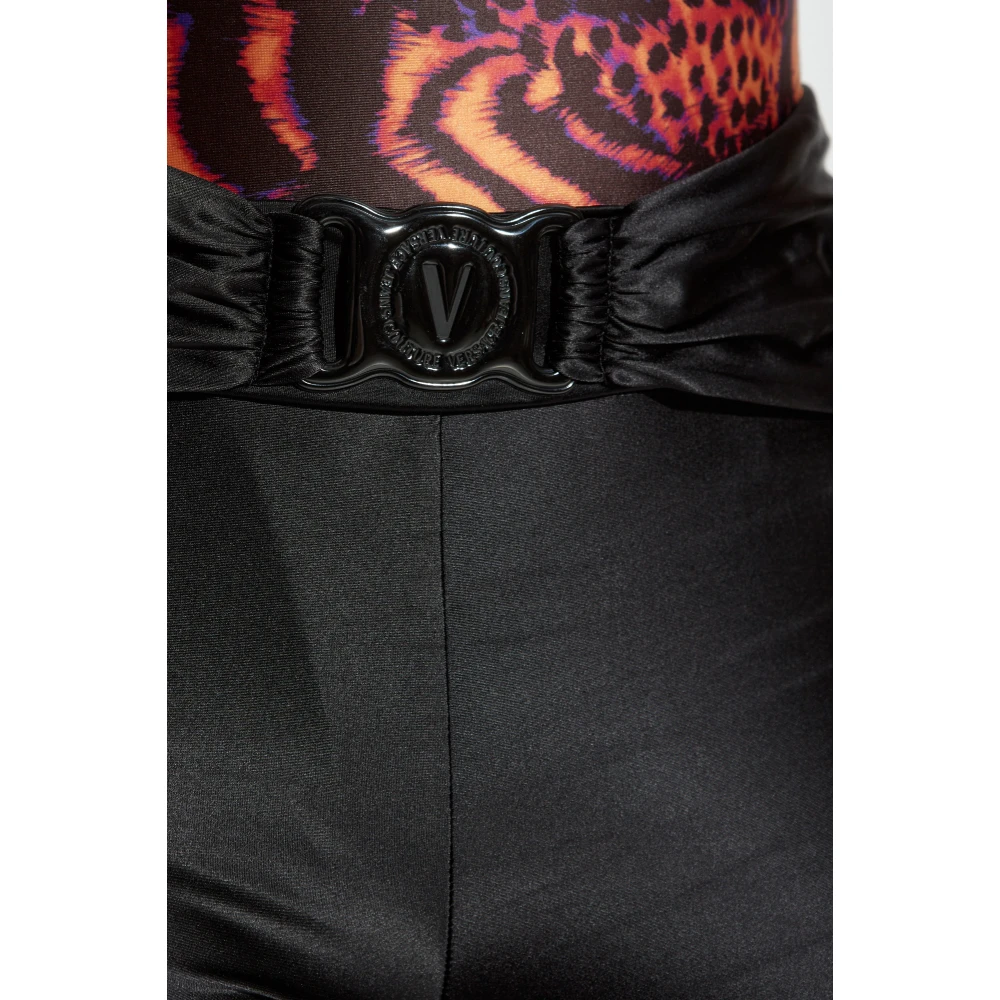 Versace Jeans Couture Logo leggings Black Dames