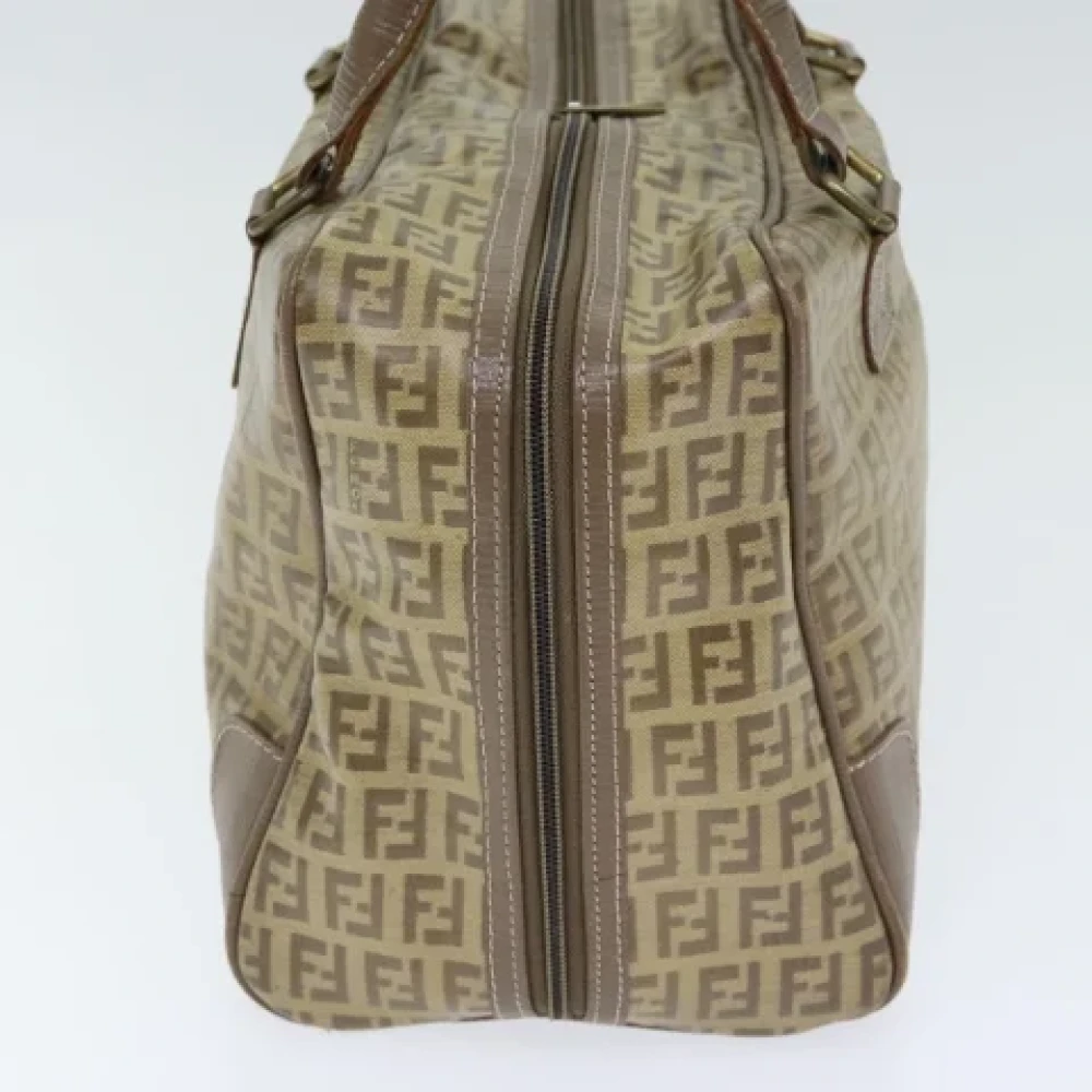 Fendi Vintage Pre-owned Canvas handbags Brown Dames