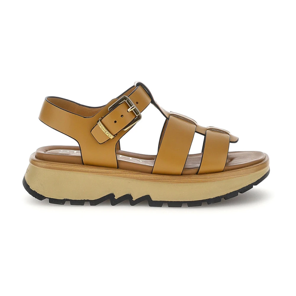 Stonefly Vrouw Bruin Schoenen Dames, 38 Eu, Star 10 Wedge Sandal