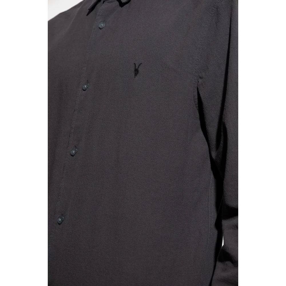 AllSaints Lovell Shirt Gray Heren