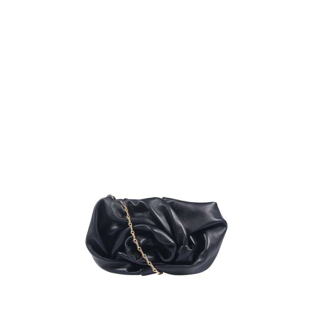 Burberry Rozen Clutch met Ketting Black Dames