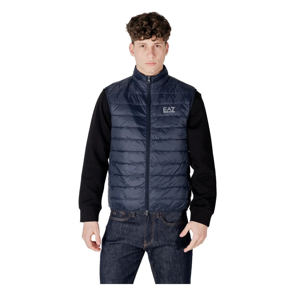 Emporio Armani EA7 Herfst Winter Herenjassen en -jassen Blue Heren