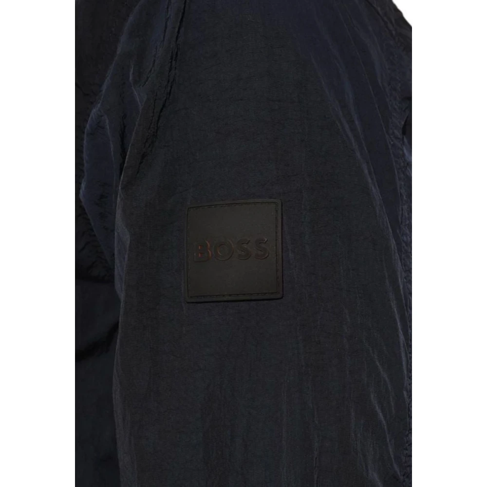 Hugo Boss Heren Rits Jas Lovel-Zip_8 Blue Heren