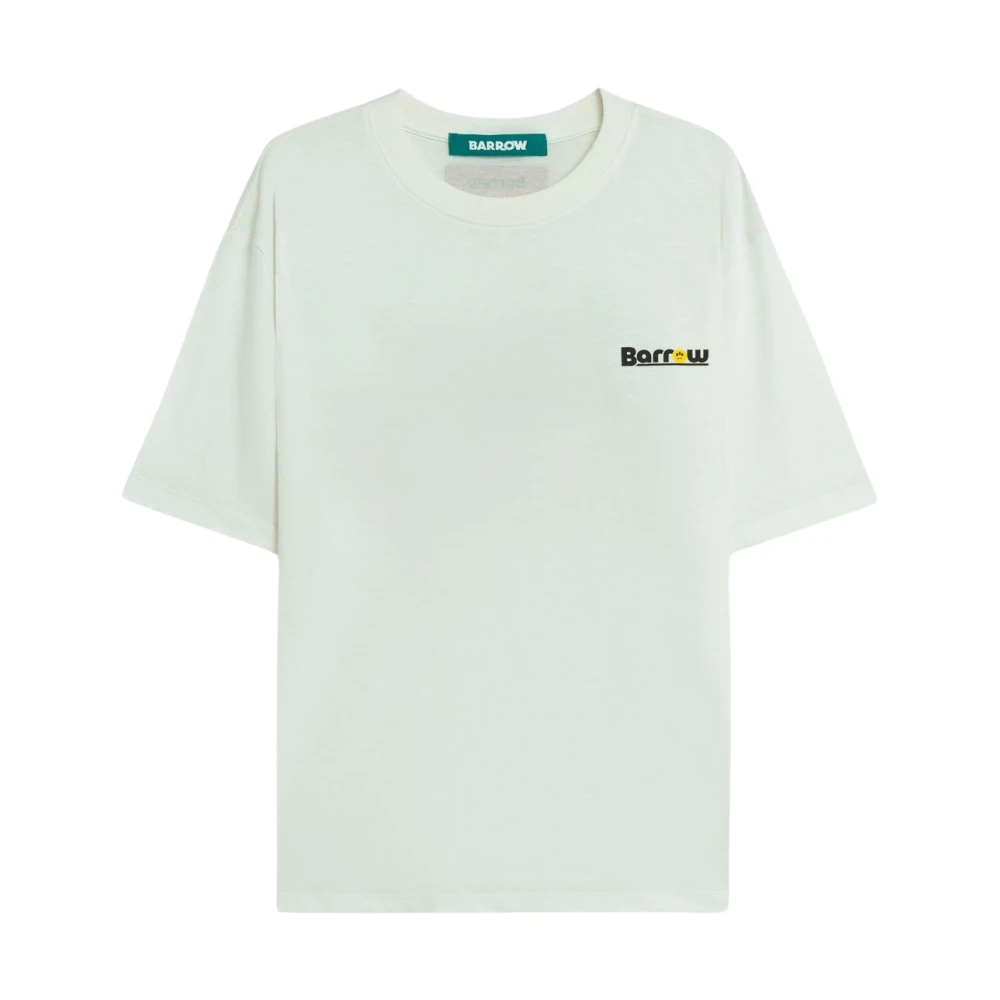 Barrow White T-Shirts, Male, Xl, Jersey T-Shirt
