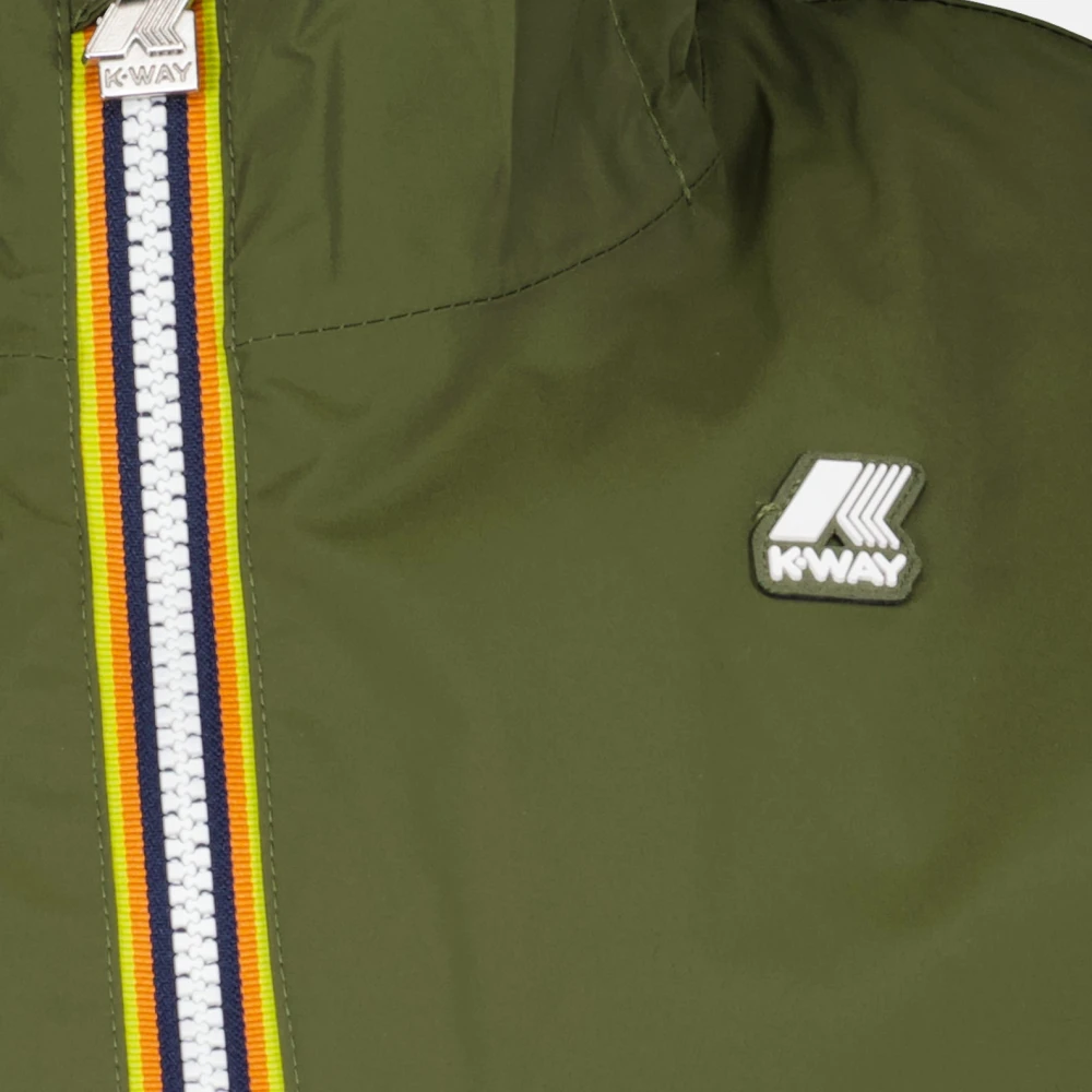 K-way Stretch Jack Windbreaker voor Mannen Green Heren
