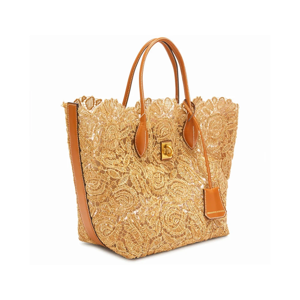 Ermanno Scervino Stijlvolle Winkel Tas Beige Dames