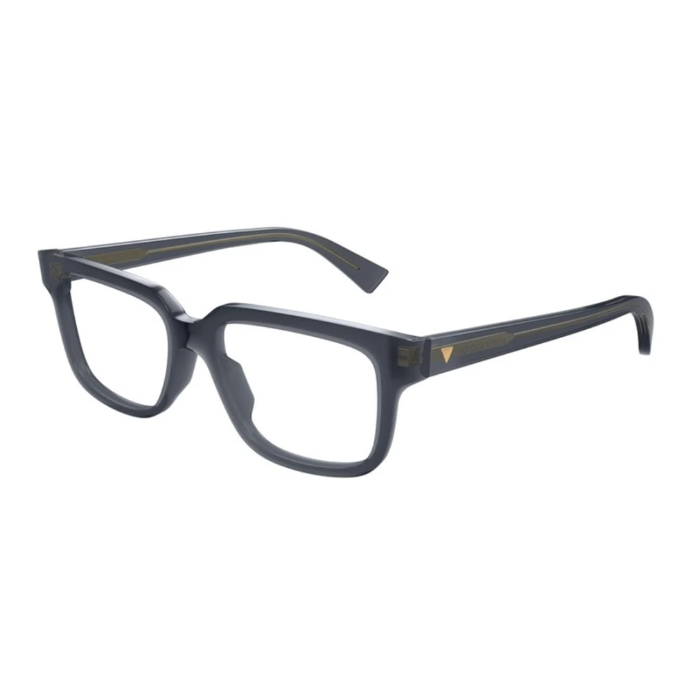 Bottega Veneta Men's Gray Glasses, 54 Mm, Rectangular Eyeglasses