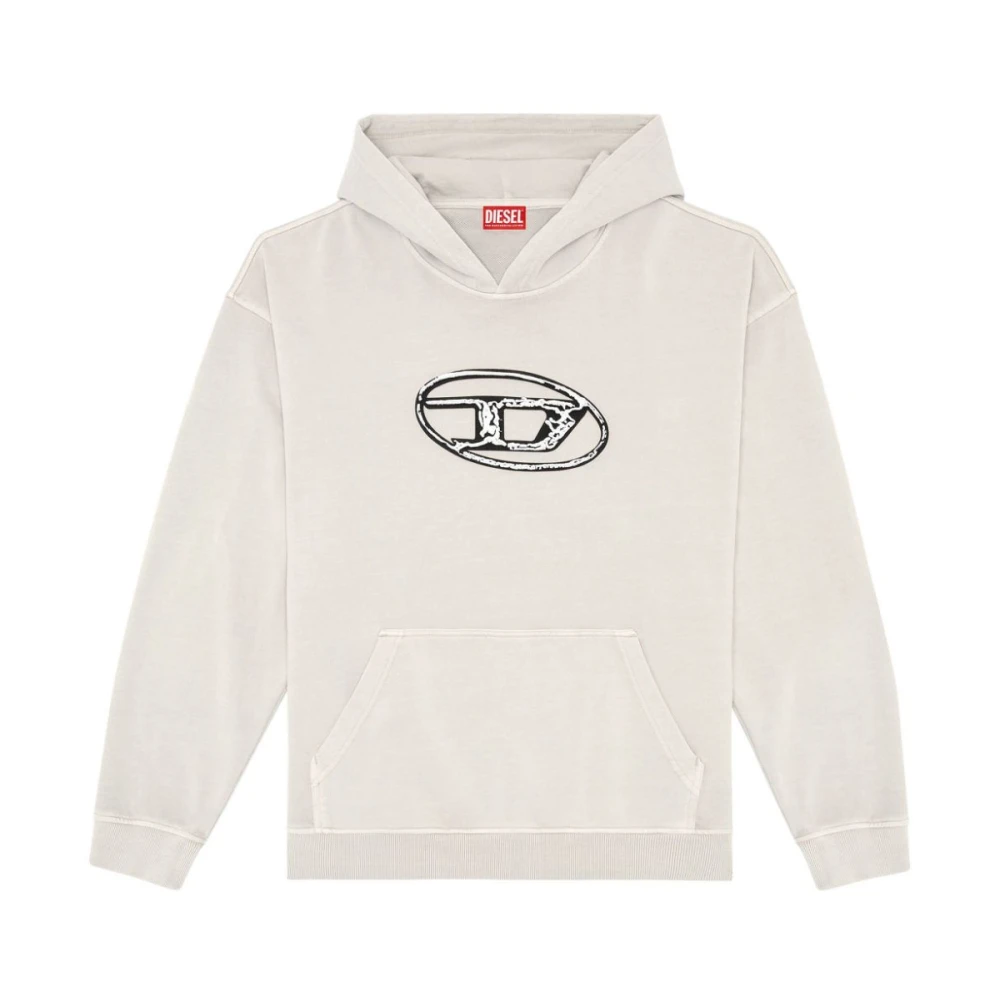 Logo Print Hooded Sweater