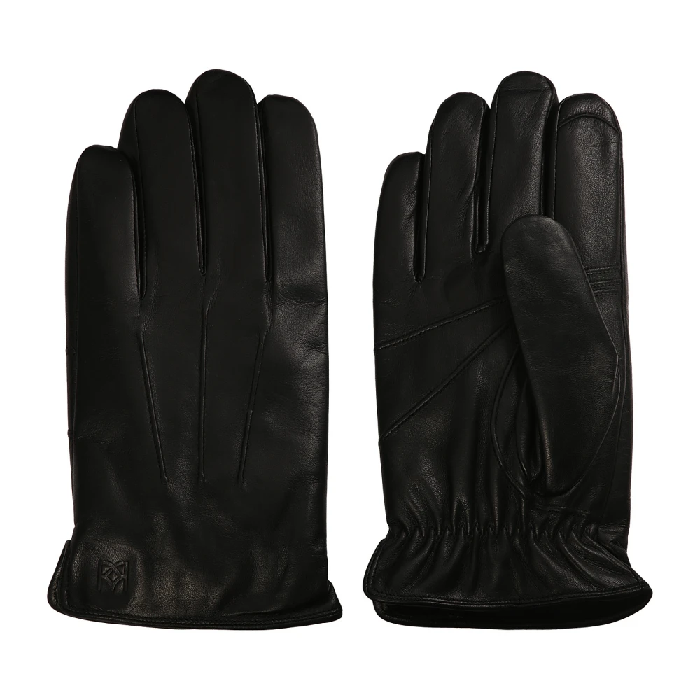 Kazar Leren herenhandschoenen met touchscreenfunctie Black Heren