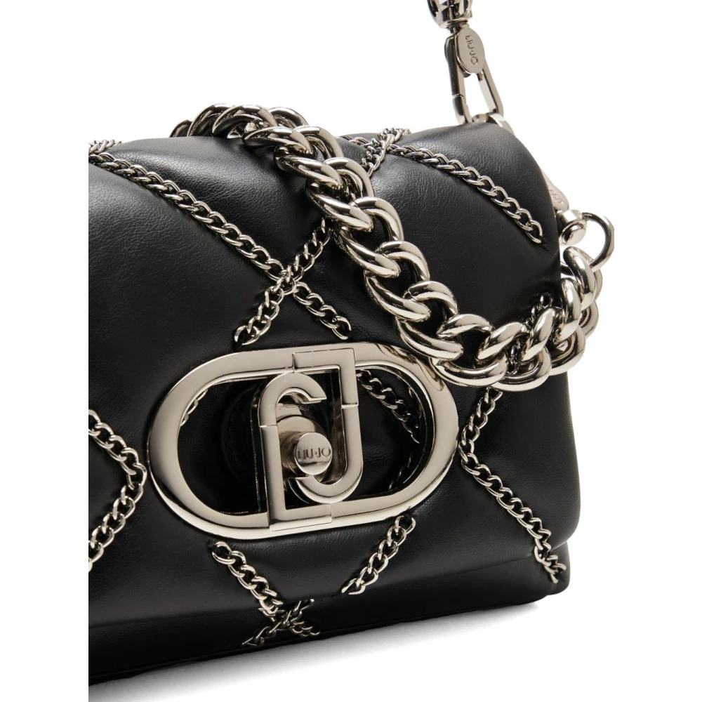 Liu Jo Zwarte Schoudertas Elegant Mode Accessoire Black Dames