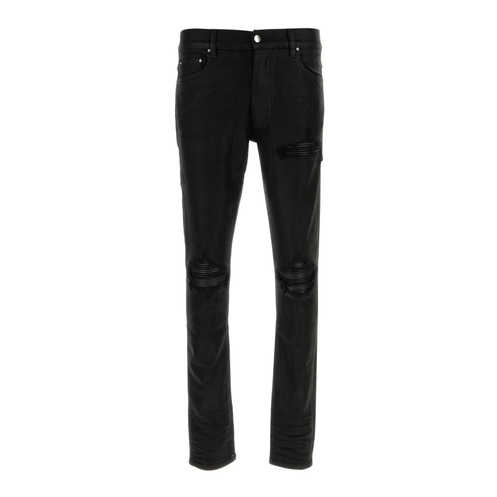 Amiri Stretch Zwarte Denim Jeans Black Heren