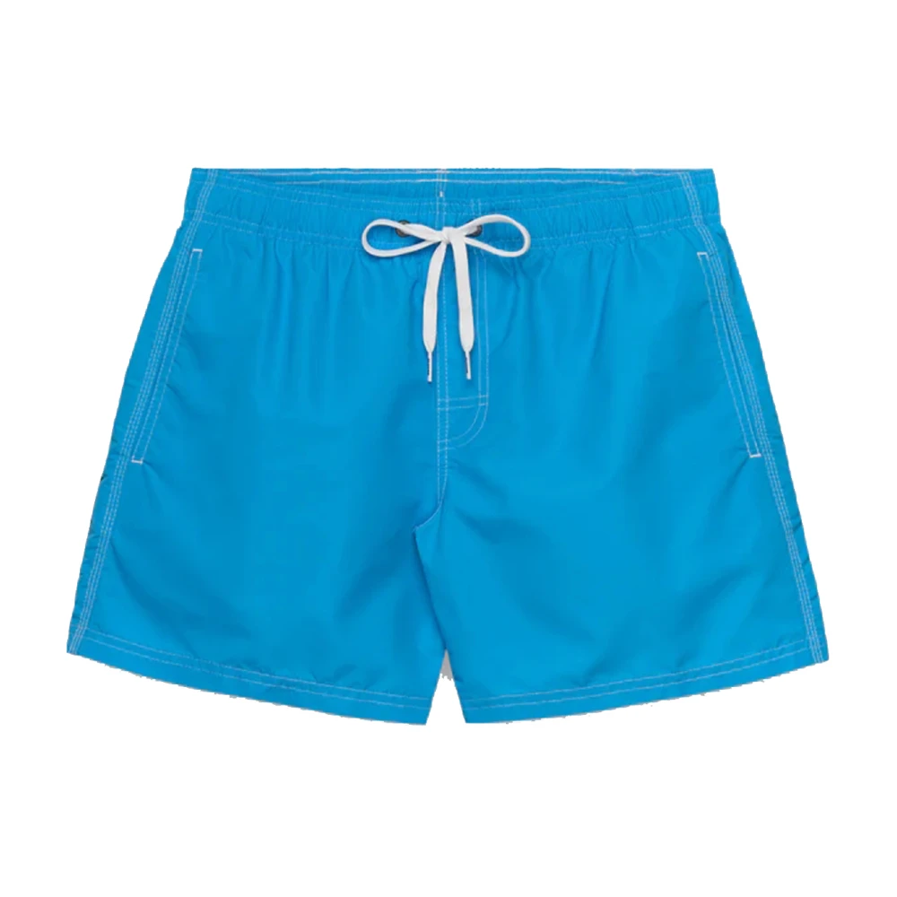 Sundek Men's Blue Light Poly Swim Shorts - Beachwear - L - Swimwear